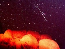 Perseids meteor shower, 1997