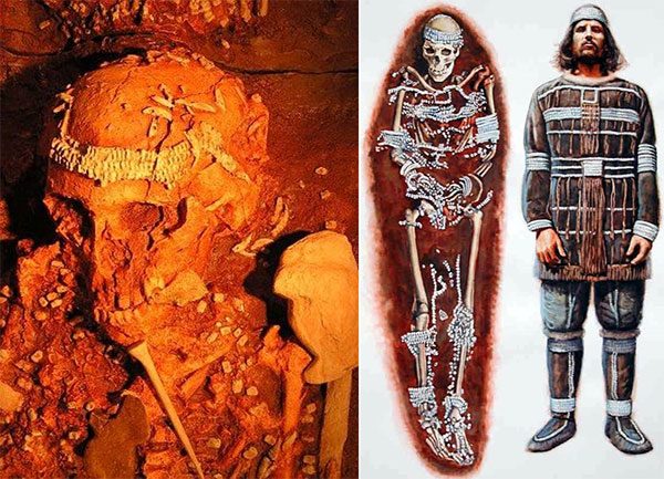 Мужчина «Сунгирь-1» — один из немногих палеолитических людей, которому довелось пережить свое сорокалетие. Фото с сайта www.donsmaps.com