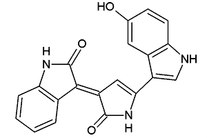 Структурная формула виолацеина. Фото с сайта www.rsc.org