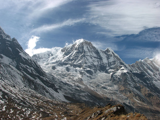 Гималаи — молодая горная система. Данные по распространению животных в Гималаях также приняты во внимание в обсуждаемой работе. Фото с сайта www.free-slideshow.com