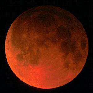 Полное лунное затмение 6 июля 1982 года (Chesapeake Bay, MD). Celestron 8 + Nikon F2: Ektachrome 400, f/7, 120 sec; 07:58 UT. Fred Espenak