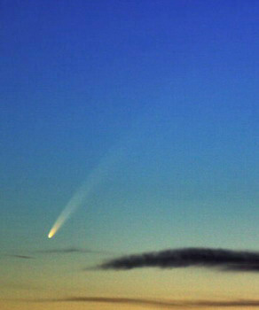 Комета McNaught (C/2006 P1) 10 января 2007 года. Фото: Giuseppe Menardi с сайта spaceweather.com