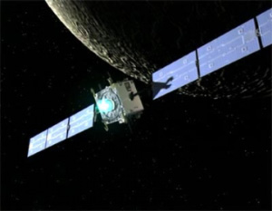 Примерно таким еще неделю назад был космический аппарат SMART-1 (изображение с сайта www.universetoday.com)