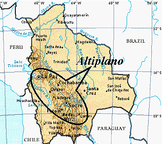 Боливийское нагорье (рис. с сайта www.directionsmag.com)