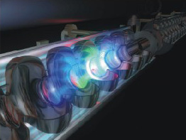 Линейный коллайдер TESLA сможет освоить и ряд побочных профессий: от безопасного ядерного реактора до нейтринной фабрики (изображение с сайта desy.de)