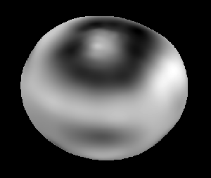 Астероид Веста, каким его видит «компьютерный глаз» орбитального телескопа Hubble. Огромный кратер на его «северном полюсе» (темное кольцо на фото) — основной поставщик метеоритов в нашей системе (изображение с сайта www.news.cornell.edu)