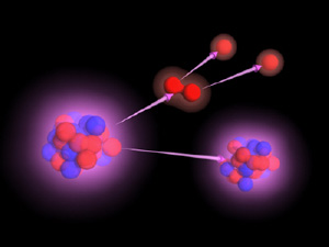 Двупротонный распад (изображение с сайта physicsweb.org)